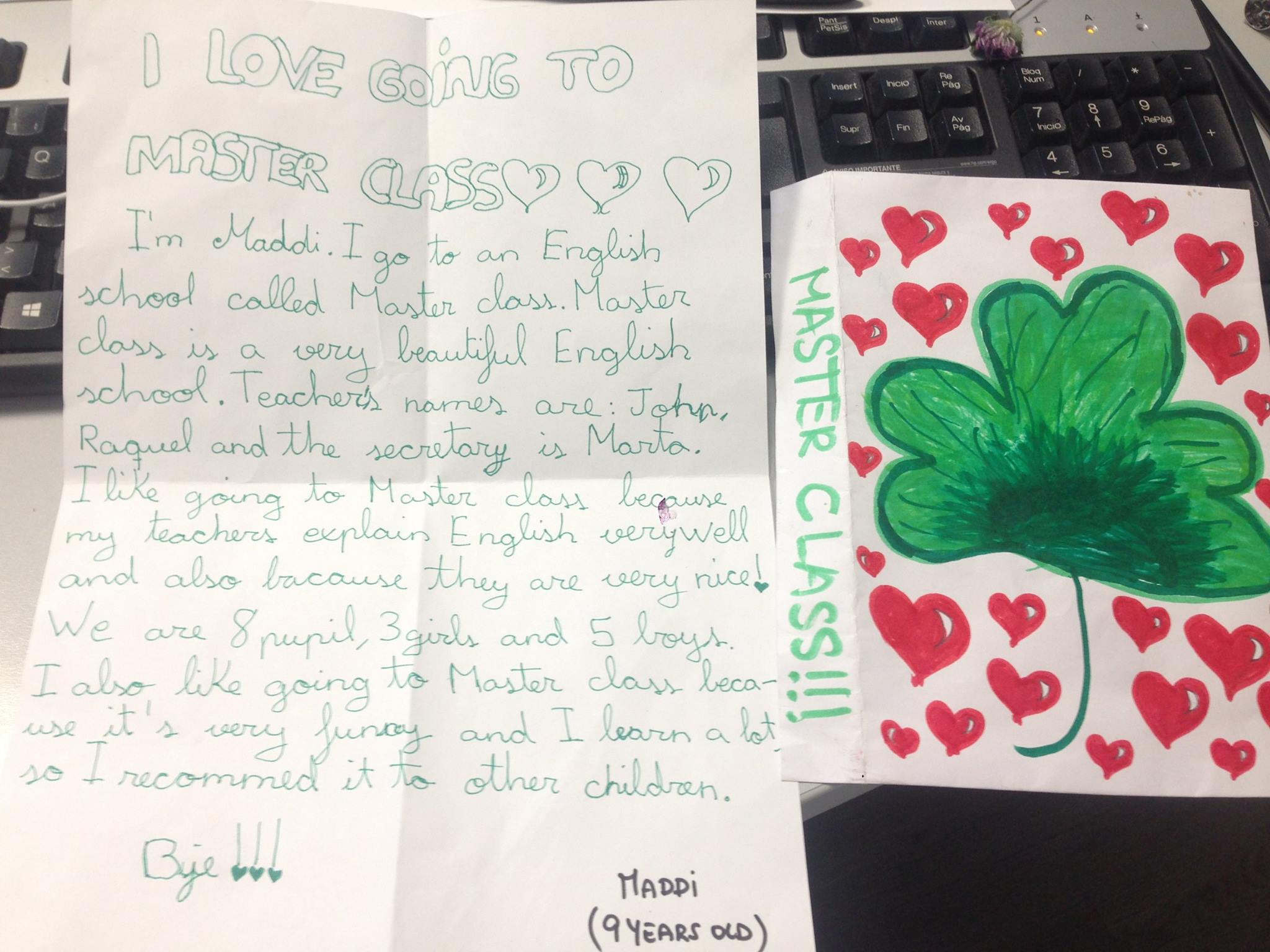 Maddi's Letter